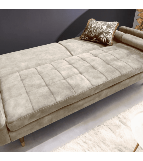 Conjunto de sofá-cama de canto KRAFT U