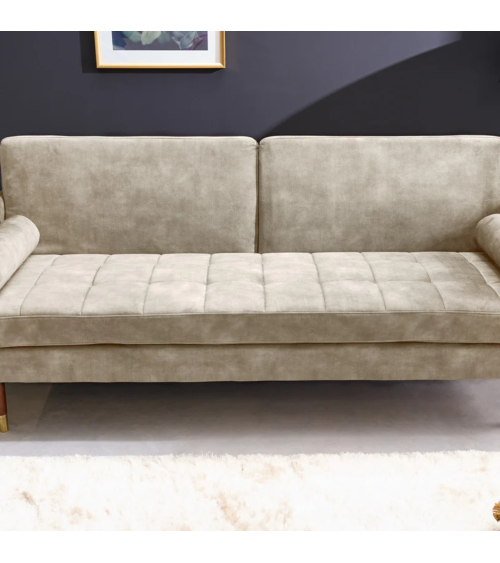Divano letto COUTURE champagne - 200 cm