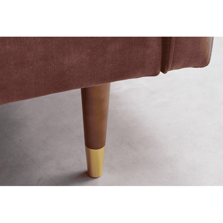 Divano letto COUTURE rosa - 200 cm
