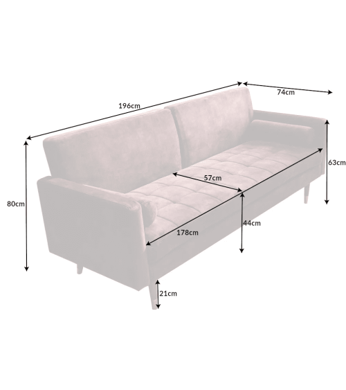 Ensemble canapé d'angle convertible KRAFT U