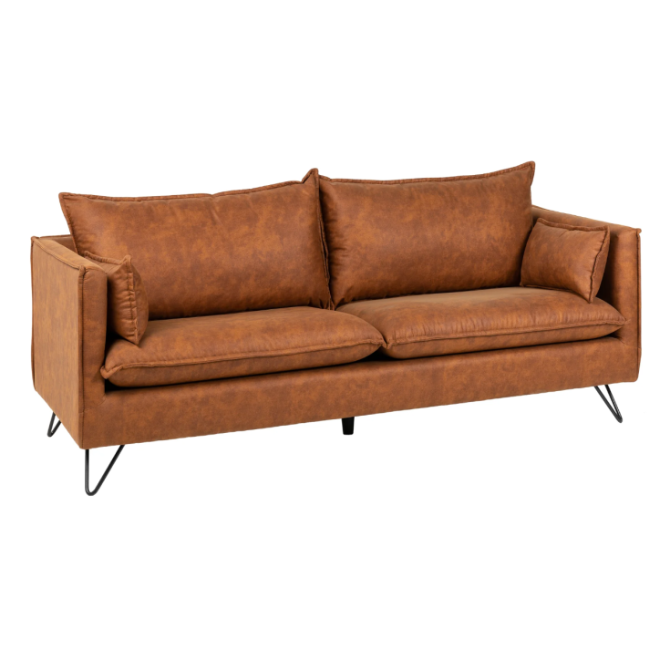 Sofá ROCCO 194 cm marrón antiguo
