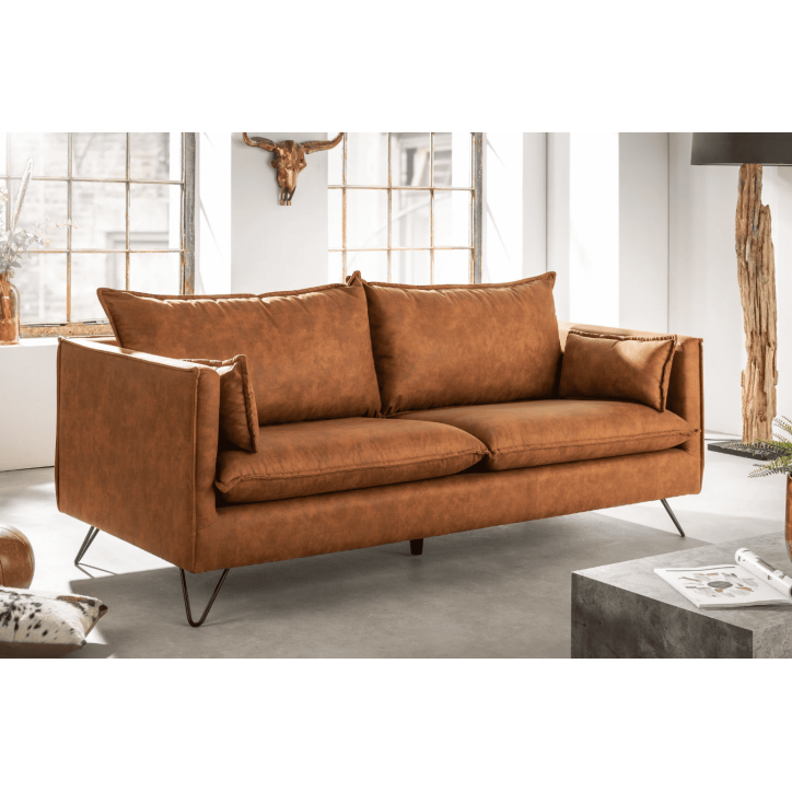 Canapé ROCCO 194 cm marron antique