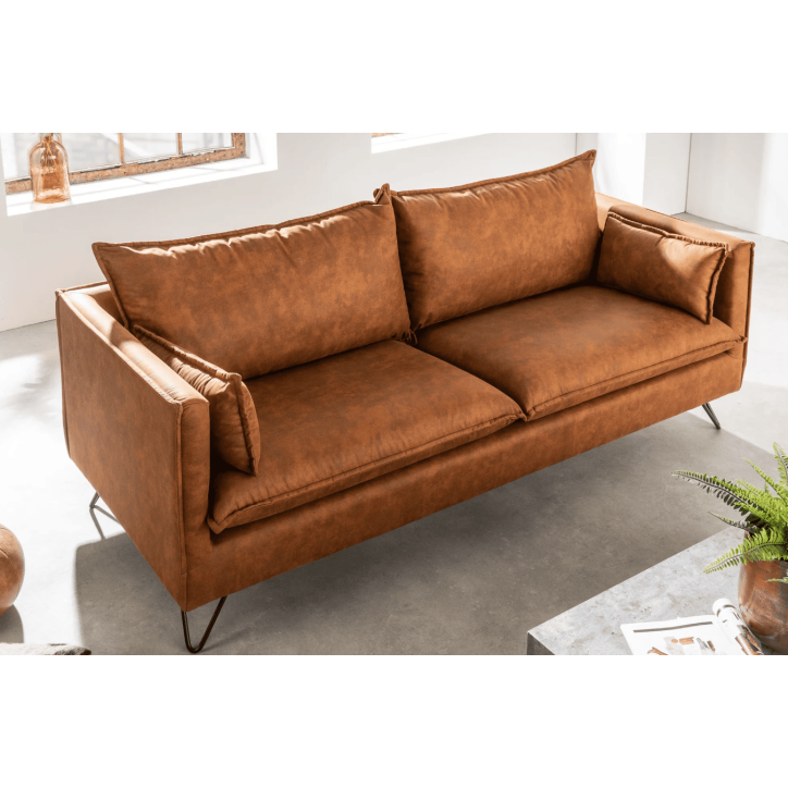 Canapé ROCCO 194 cm marron antique