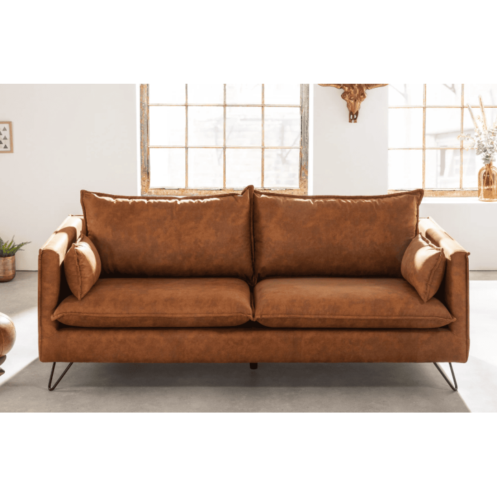 Divano ROCCO 194 cm marrone antico