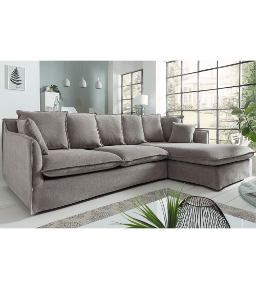 Conjunto de sofá-cama de canto KRAFT U