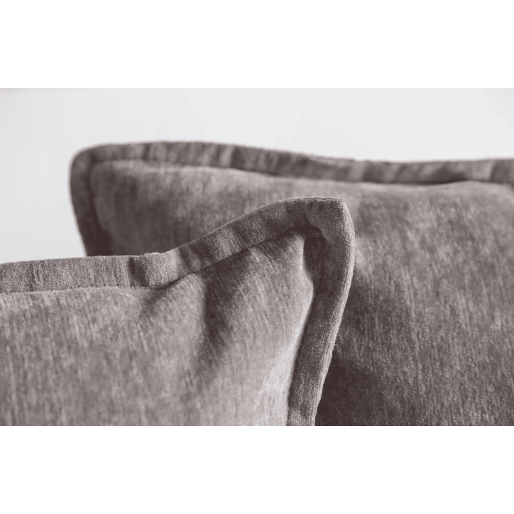 Divano angolare HEAVEN 255 cm in velluto taupe