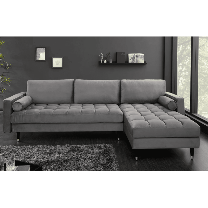 Sofá esquinero COZY VELVET de 260 cm