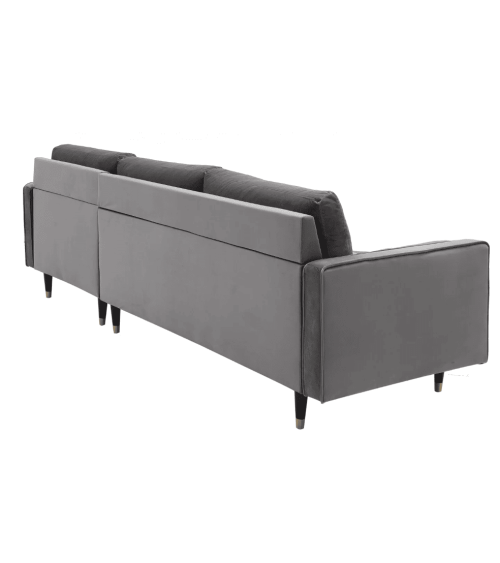 Sofá esquinero COZY VELVET de 260 cm