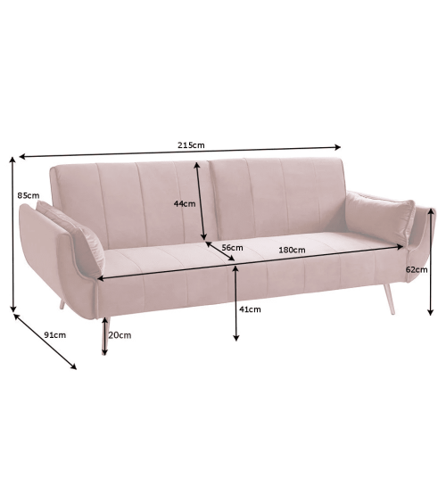 Ensemble canapé d'angle convertible KRAFT U