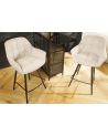 Silla alta PAPILLON 106 cm en tejido beige champán