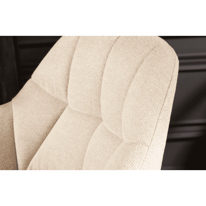 Silla alta PAPILLON 106 cm en tejido beige champán