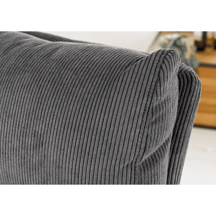 sgabello da bar COMFORT regolabile da 64 a 85 cm in tessuto cord grigio