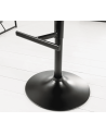 Taburete de bar COMFORT ajustable de 64 a 85 cm en tejido cord gris