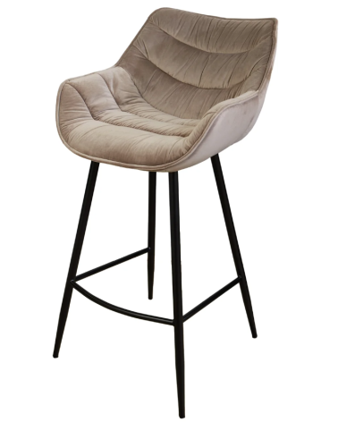 barkruk/stoel TEXAS rood leer