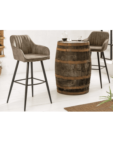 copy of Tabouret/chaise de bar TEXAS cuir rouge