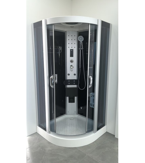 Cabine de douche MEGISTRI 100x100x215 cm - Cabine de douche design - mobilier salle de bain