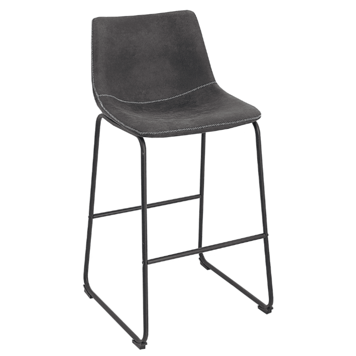 Silla alta DJANGO gris vintage