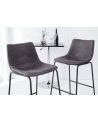 copy of Tabouret/chaise de bar TEXAS cuir rouge