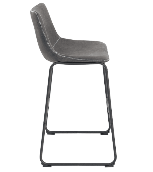 Tabouret/chaise de bar TEXAS cuir rouge