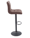 Sgabello da bar MODENA da 95 a 115 cm marrone vintage
