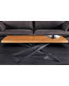 Mesa de centro MAMMUT de madera de acacia de 110 cm