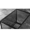 Tavolino ARCHITECTURE 100 cm in stile marmo e vetro fumé