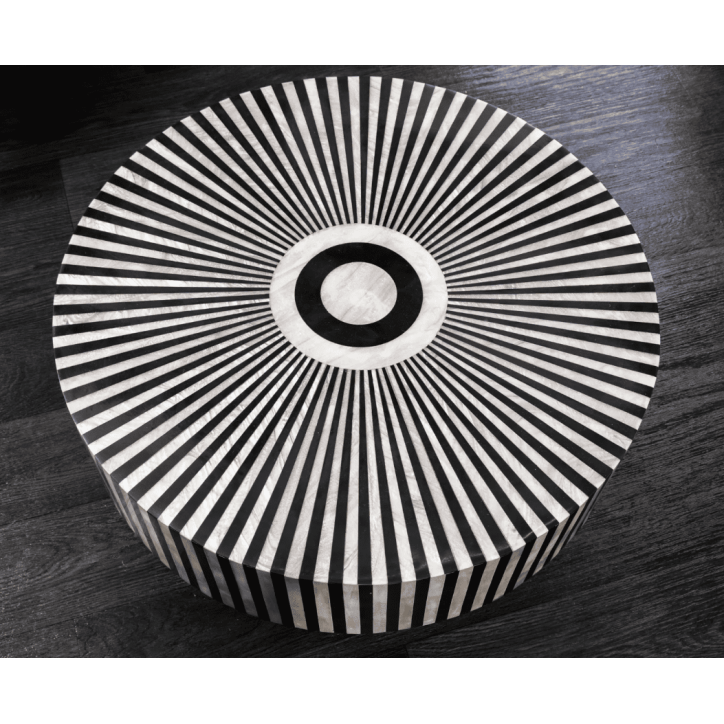 Tavolino BONE INLAY 60 cm