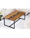 Mesa de centro AMAZONAS de 110 cm en madera de mango y pizarra