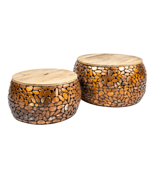 set de mesas STONE MOSAIC