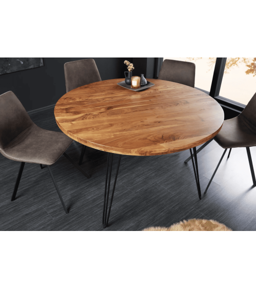 Mesa de comedor SCORPION redonda de 120 cm