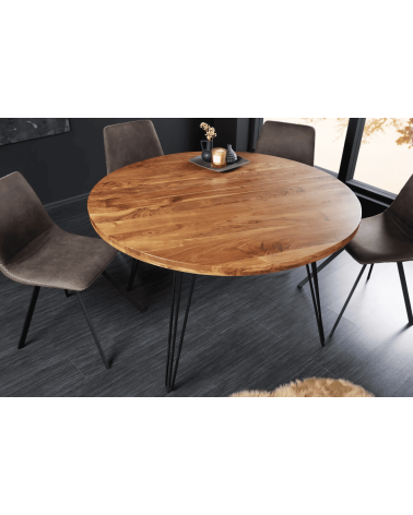 Mesa de comedor SCORPION redonda de 120 cm