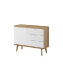 Buffet PRIMO chêne-blanc 107 x 83 cm