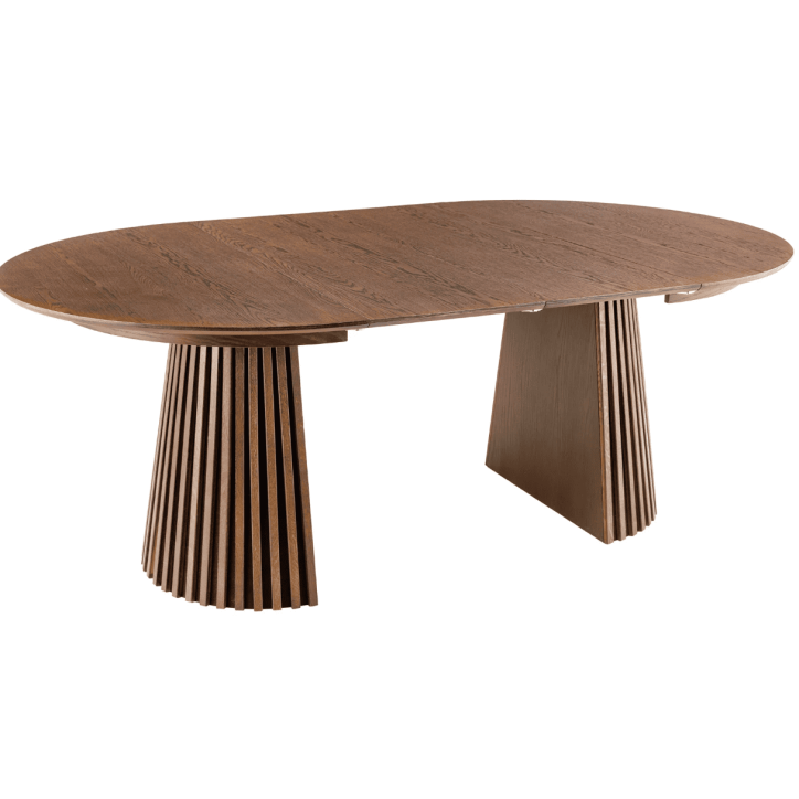 Tavolo da pranzo rotondo estensibile VALHALLA WOOD