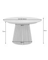 Mesa de comedor redonda extensible VALHALLA WOOD