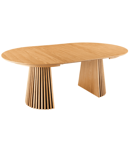 Tavolo allungabile rotondo VALHALLA WOOD
