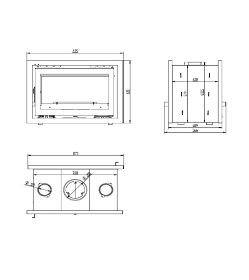copy of Insert cheminée à bois AUVYS 10 kW
