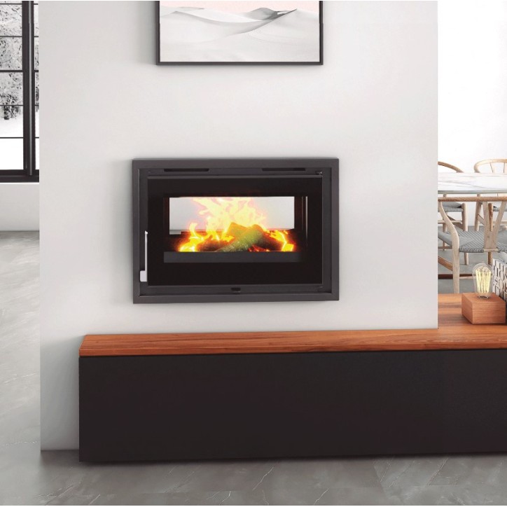 Insert à bois double face Burgos - 18 KW