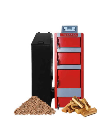 copy of DUO CALDEIA 34 KW automatische hout- en pelletketel