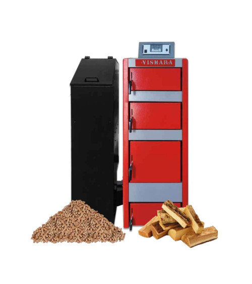 copy of DUO CALDEIA 34 KW automatische hout- en pelletketel