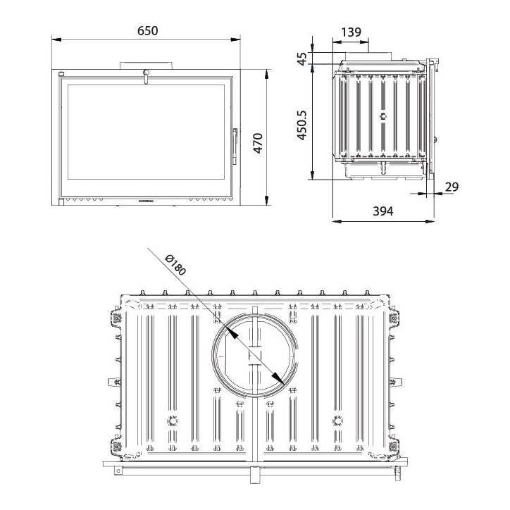 Insertable de Chimenea FG18