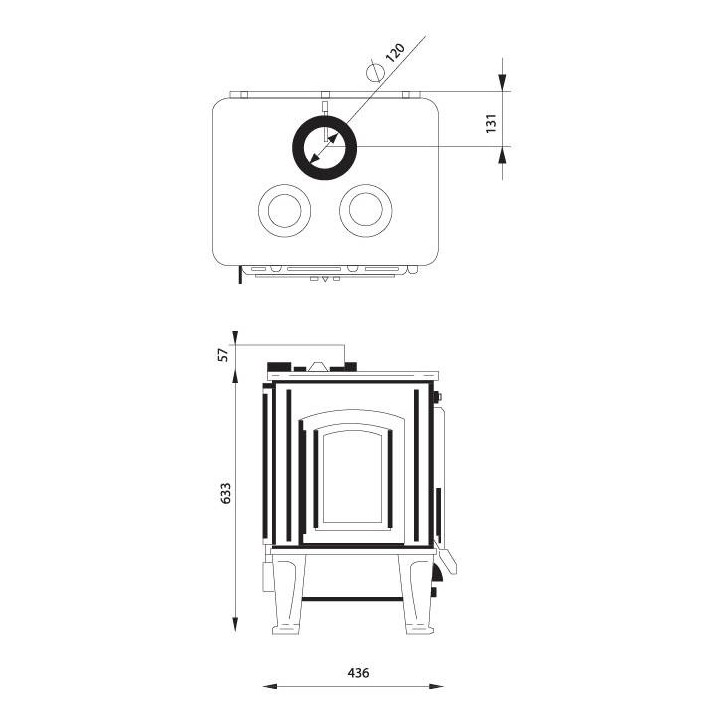 copy of Insert cheminée à bois AUVYS 10 kW