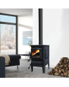 Stufa a legna L-SHORT straight-cook con clapet