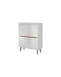 Buffet haut NORDI 107 x 134 cm blanc