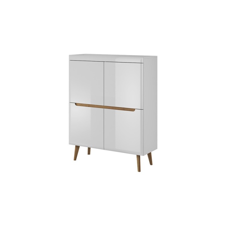 Buffet haut NORDI 107 x 134 cm blanc