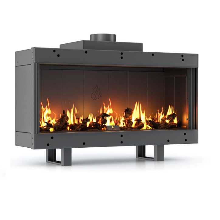 Inserto de chimenea GAS STRAIGHT 100cm