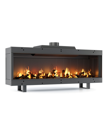 Inserto de chimenea GAS STRAIGHT 150cm