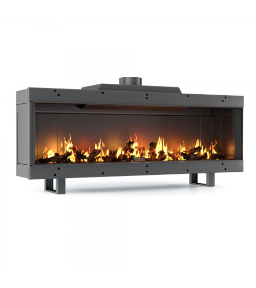 Inserto de chimenea GAS STRAIGHT 200cm