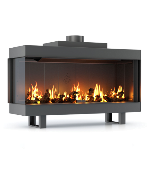 Inserto de chimenea GAS STRAIGHT 100cm
