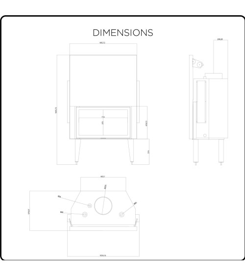 copy of Insert cheminée à bois AUVYS 10 kW
