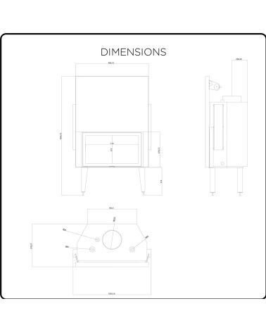 copy of Insert cheminée à bois AUVYS 10 kW